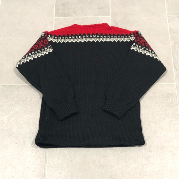 DALE OF NORWAY Olympic Fair Isle Nordic Wool Reflective Logo - Picture 7 of 7